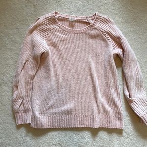 Calia Soft Rib Knit Sweater with Keyhole Sleeves